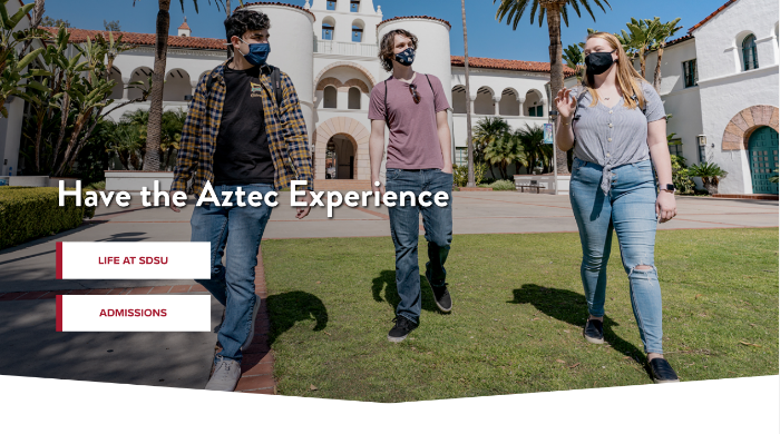 Aztec Experience component with two call to action buttons